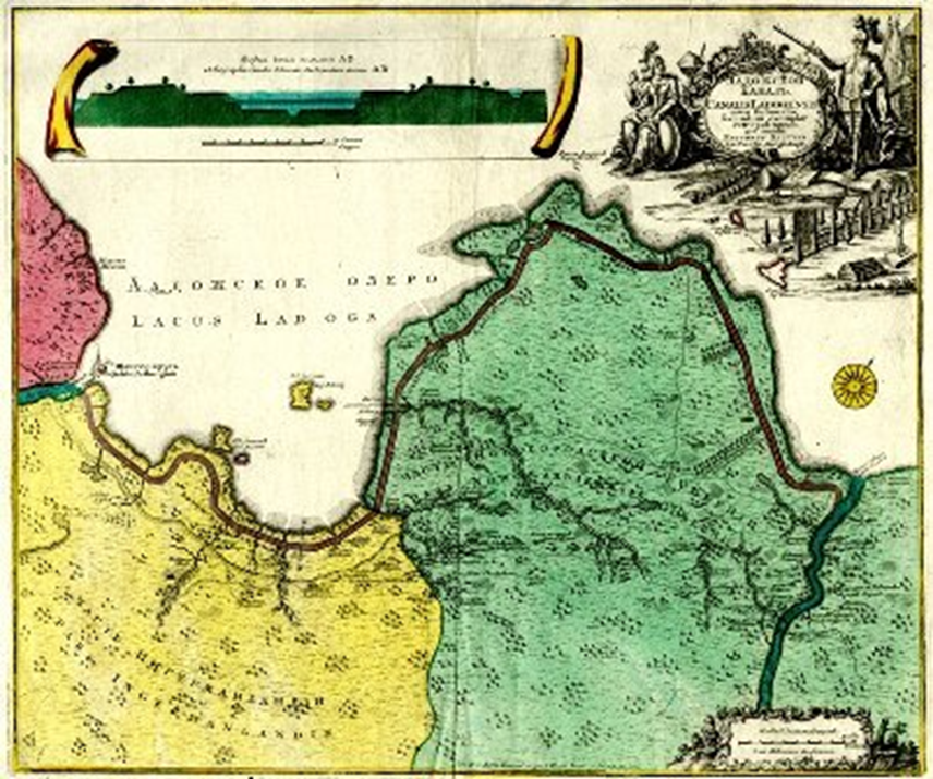 1719, 2 апреля (22 марта по старому стилю): По указу Петра I началось строительство Ладожского канала.