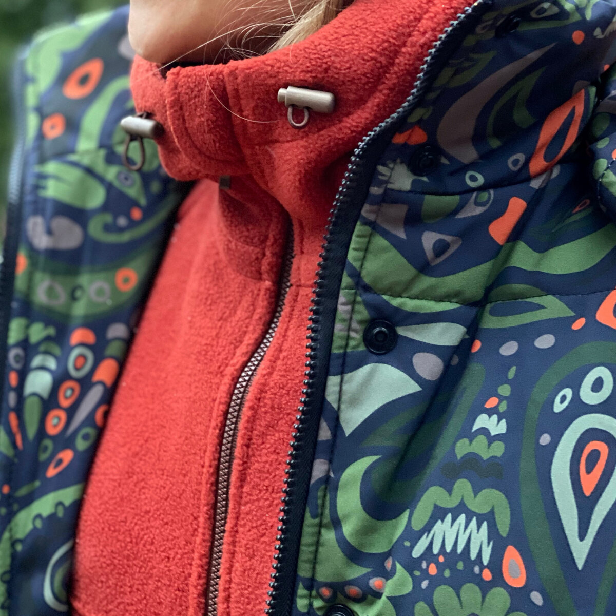 Капсула женского гардероба: длинная зимняя куртка и флисовая толстовка polartec на молнии https://bygurova.ru/