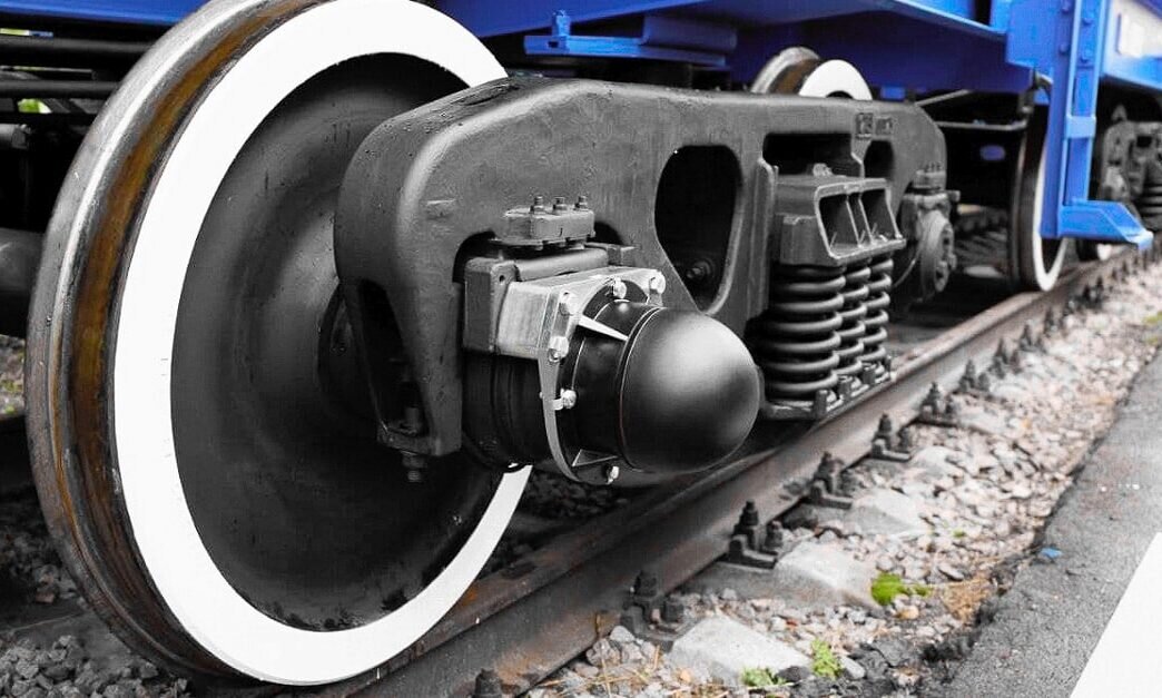  Тележка 18-9891 с блоком датчиков от НПП«РаТорм». Источник: railwayexpo