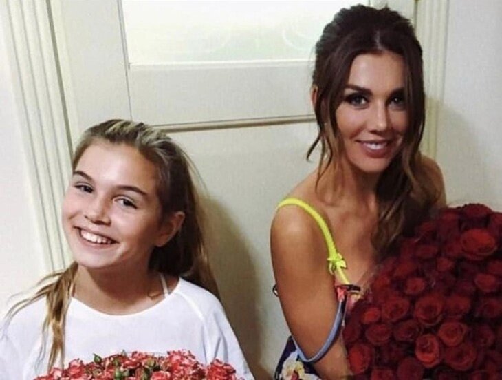 Анна Седокова с дочкой Алиной