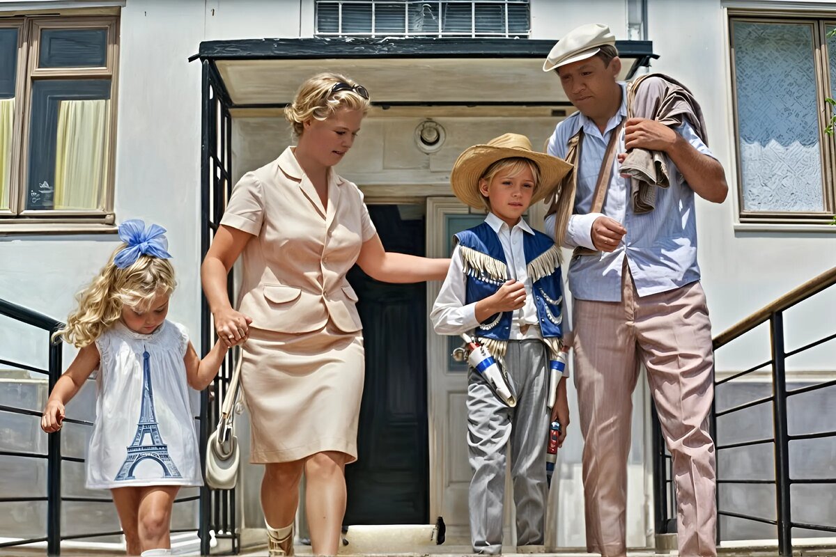 Знакомьтесь, семья Горбунковых - типичные советские граждане