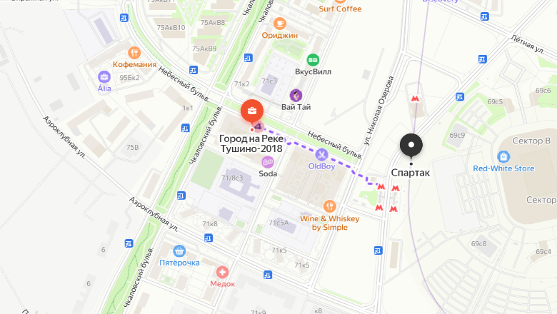 Станция метро в шаговой доступности от жилого квартала