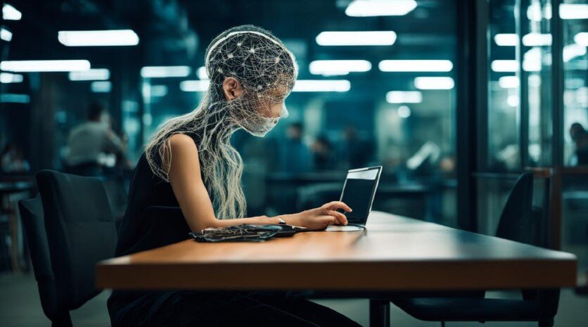 Так нейросеть нарисовала банковского работника, который делает скоринг заемщика с помощью нейросети