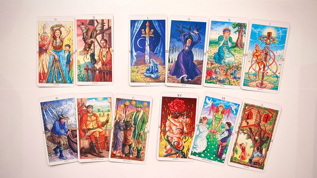Расклад на картах Таро: будут ли отношения в течение года? Таро Колесо Года