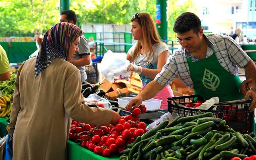 Турецкий рынок (Pazar). Интернет источник.
