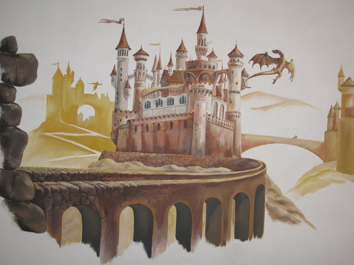 Роспись детской ©Галина Терпицкая, 2016