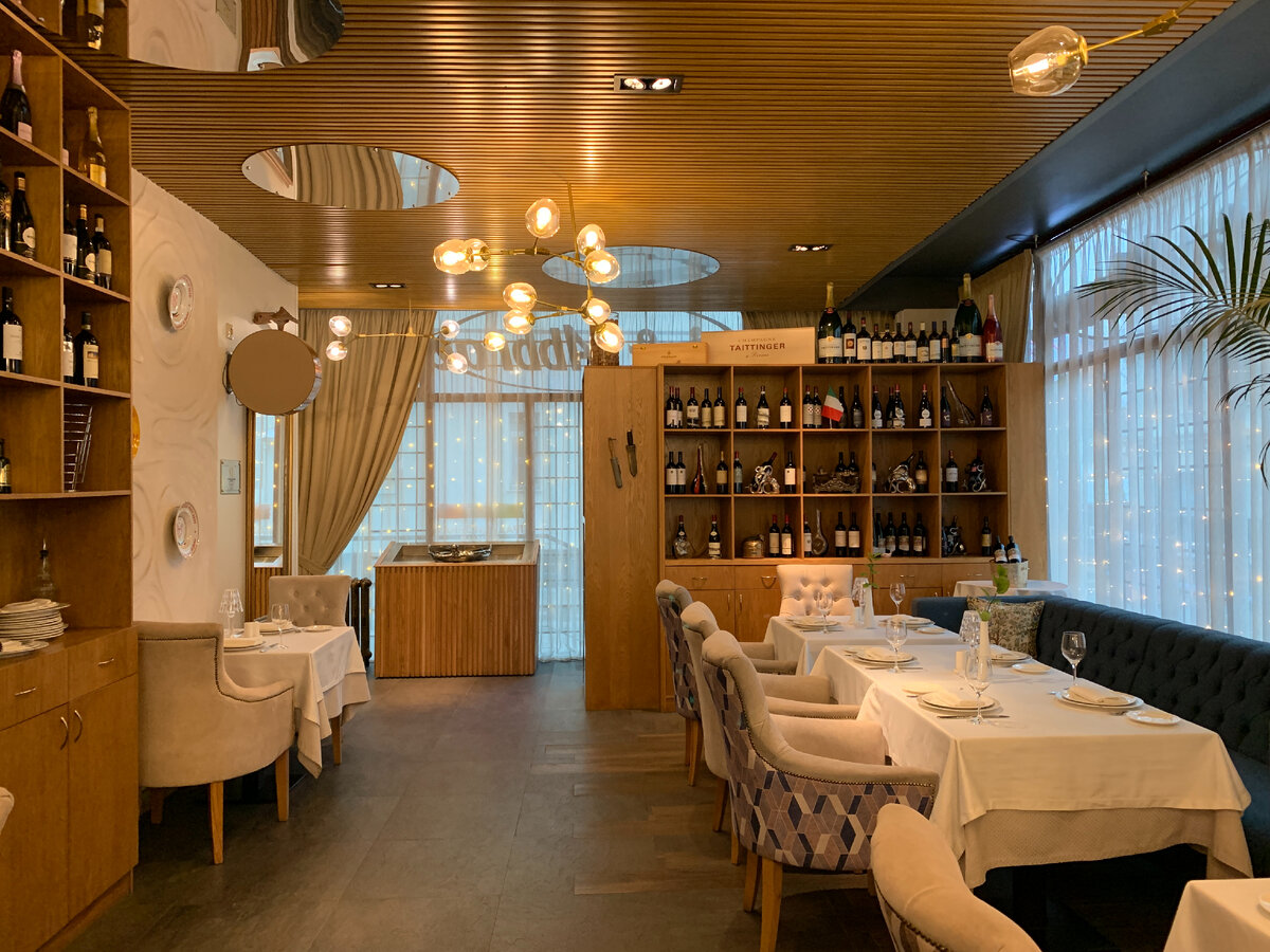 Интерьер ресторана Baci e Abbracci