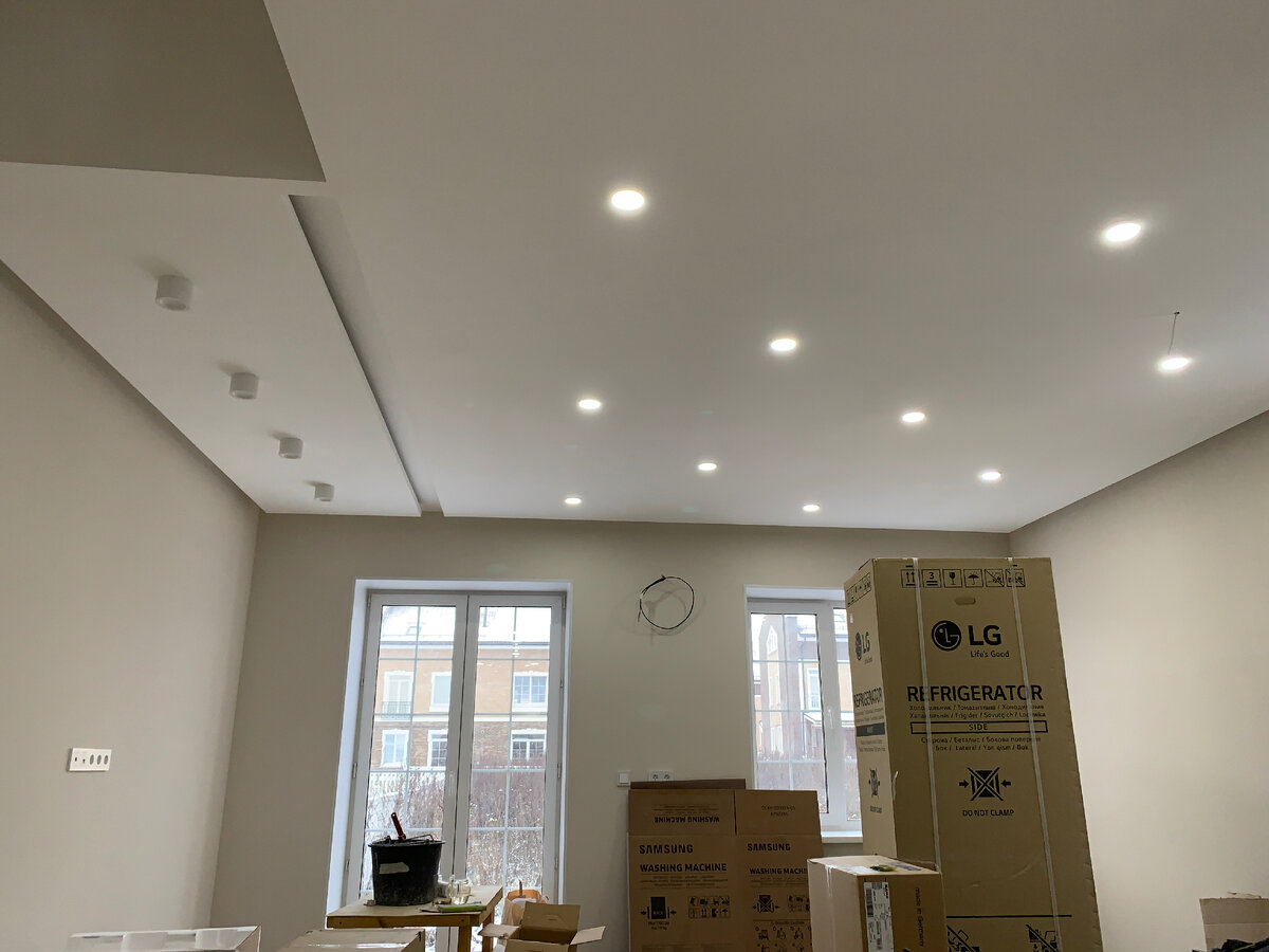 Потолок из ГКЛ