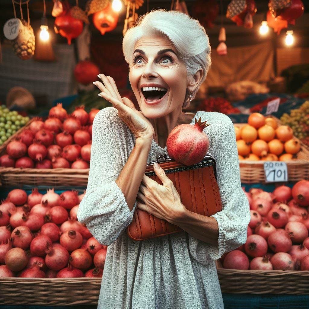 Она так молодо выглядит, потому что знает, где купить гранат в Москве.