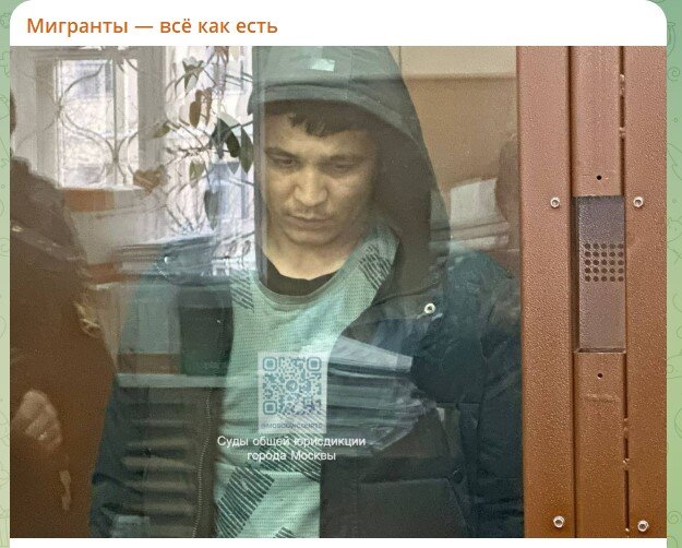 Скриншот телеграм-канал "Мигранты всё как есть"