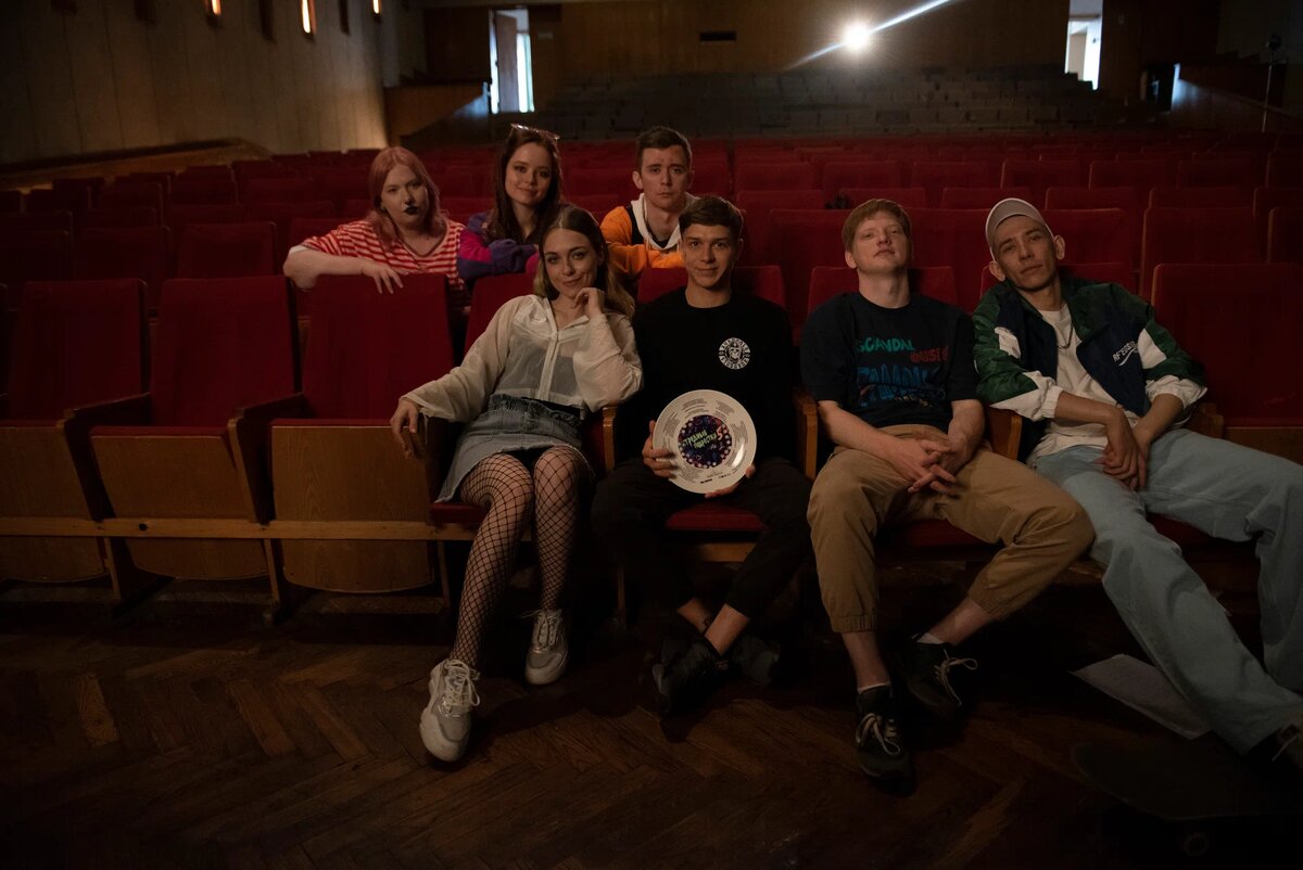 Фото со съёмок сериала "Трудные подростки"