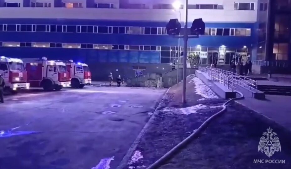    Пожар в аквапарке Екатеринбурга Фото: ГУ МЧС по Свердловской области