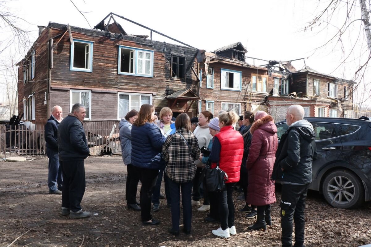 Представители администрации Рязани встретились с жильцами сгоревшего дома  по улице Лесопарковая | «Рязанские новости» | Дзен