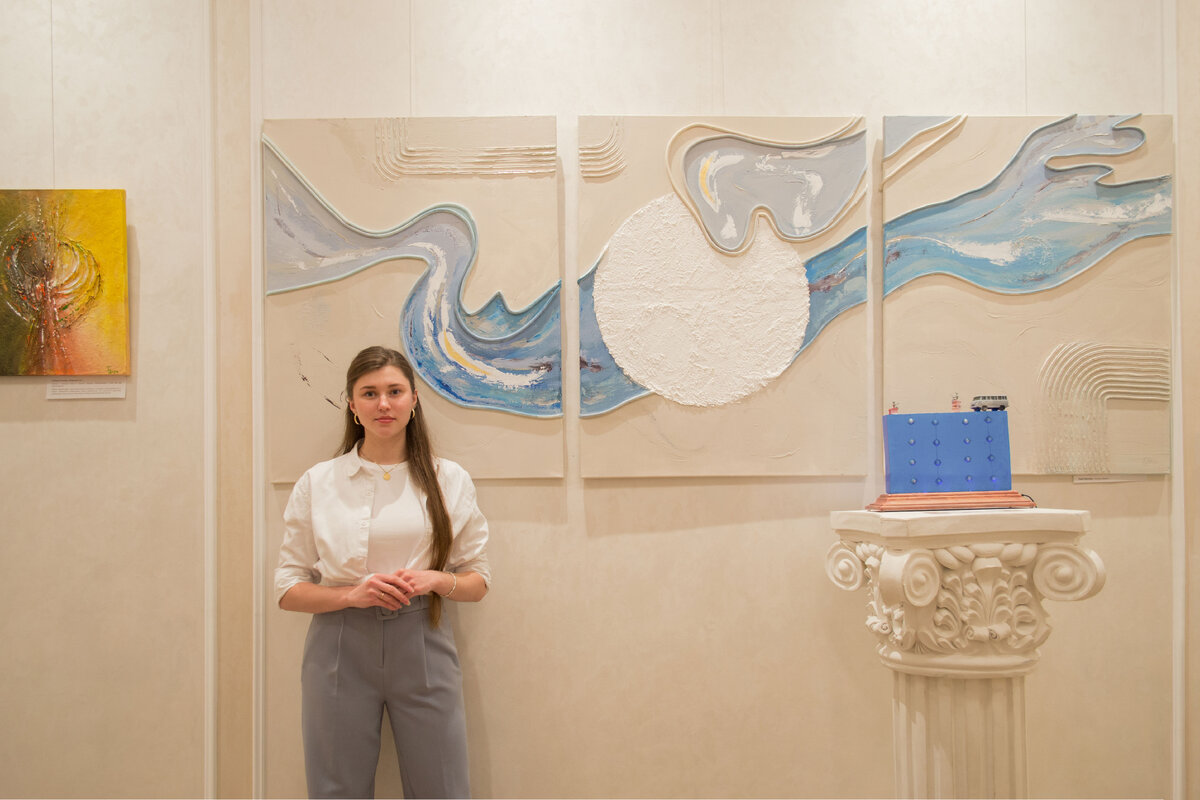 Мария Мардыбан представляет свой триптих «Байкал»