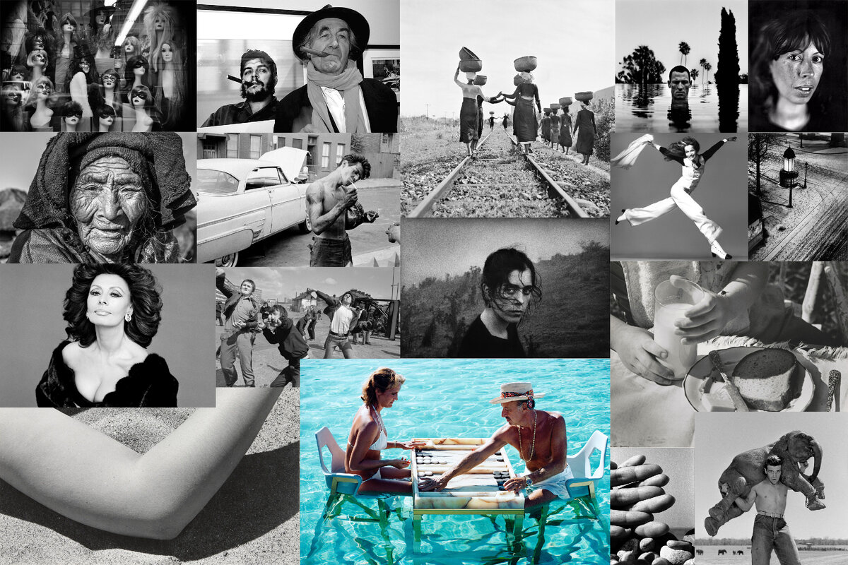 Коллаж из самых разных выдающихся фотографий