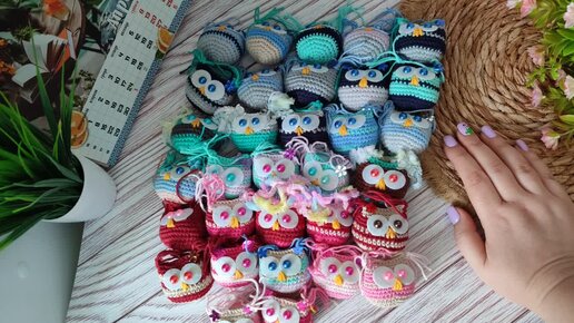 Очень много готовых работ/ #101cottontoys3 9+1/15+ 32 брелочка.