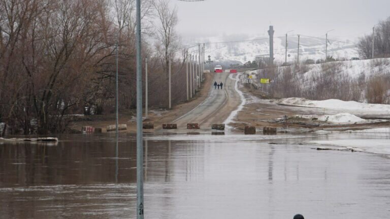    В Бузулуке затопило низководный мост через реку Самару Андрей Севостьянов