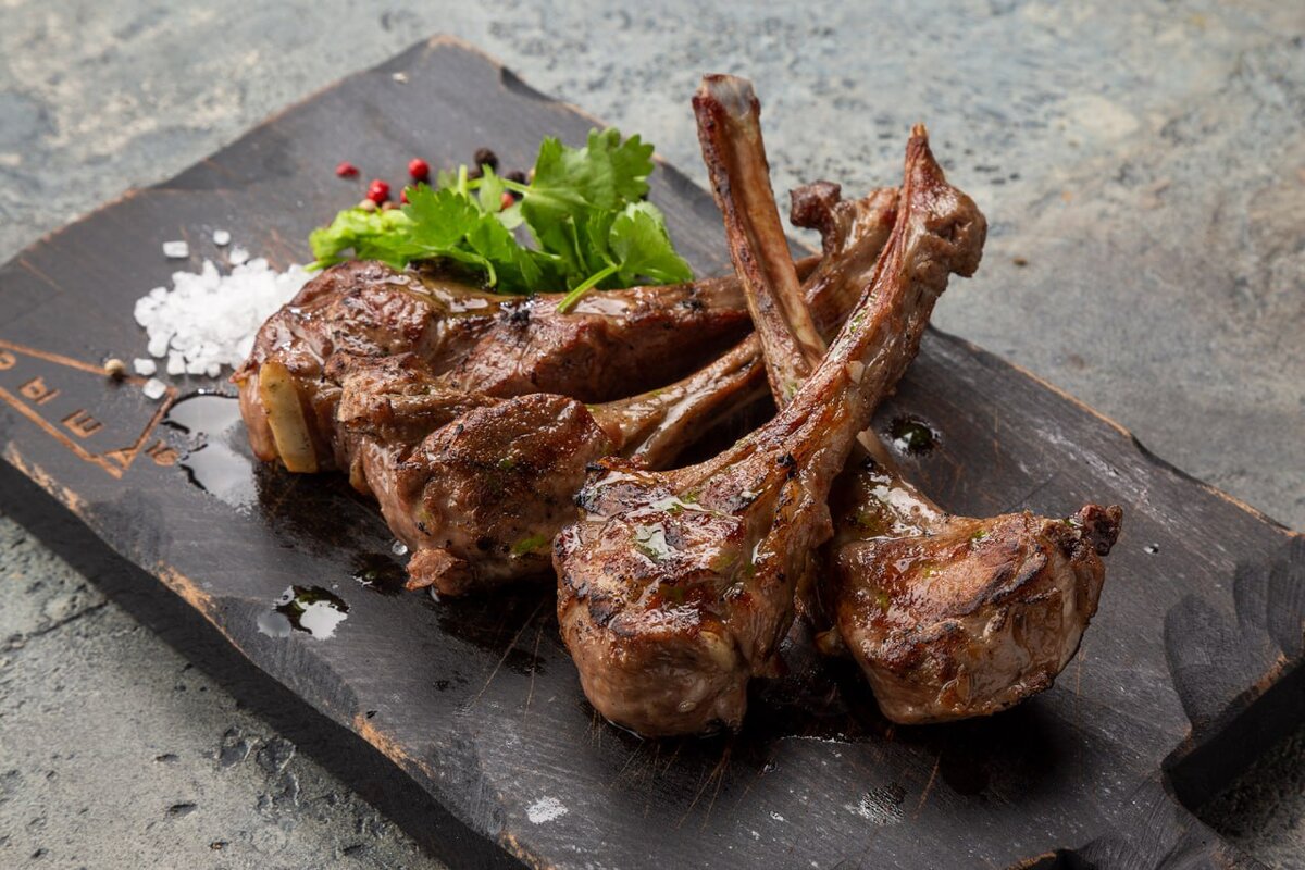 Кулинарное блюдо "Каре ягнёнка" 