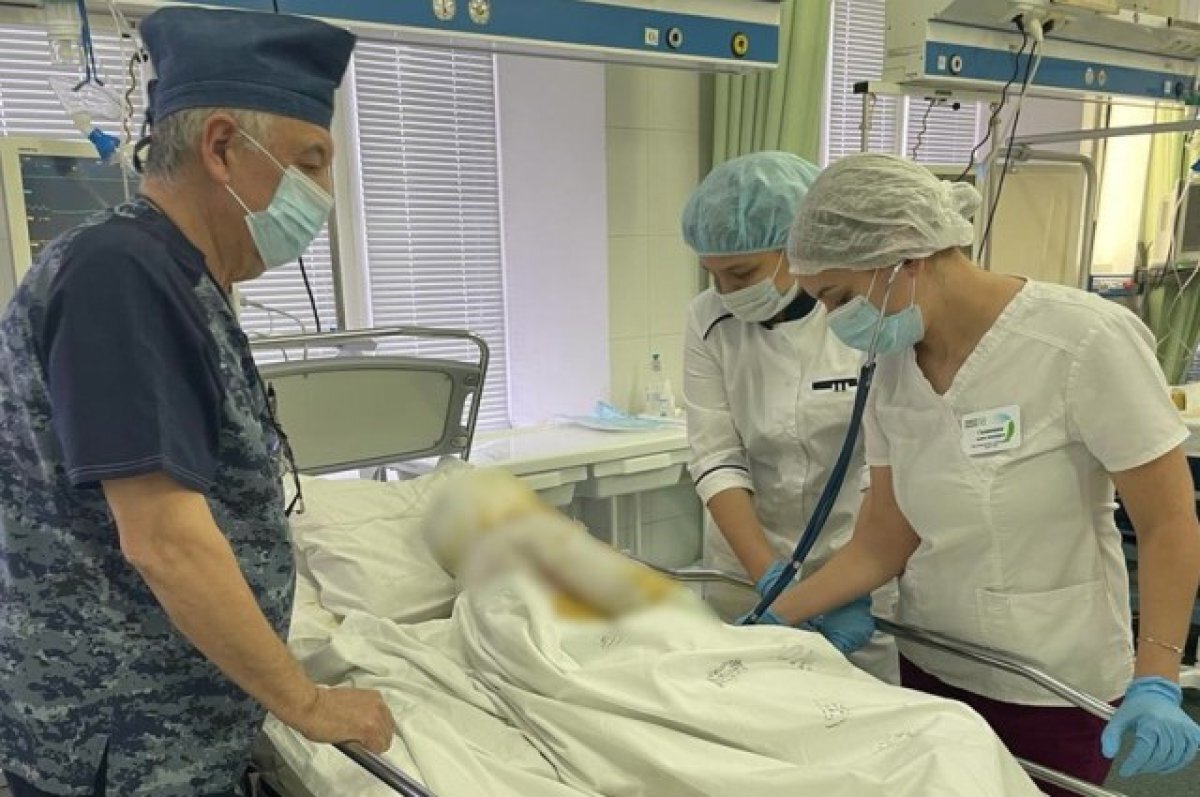    В Уфе спасают беременную, получившую сильные ожоги при взрыве газа