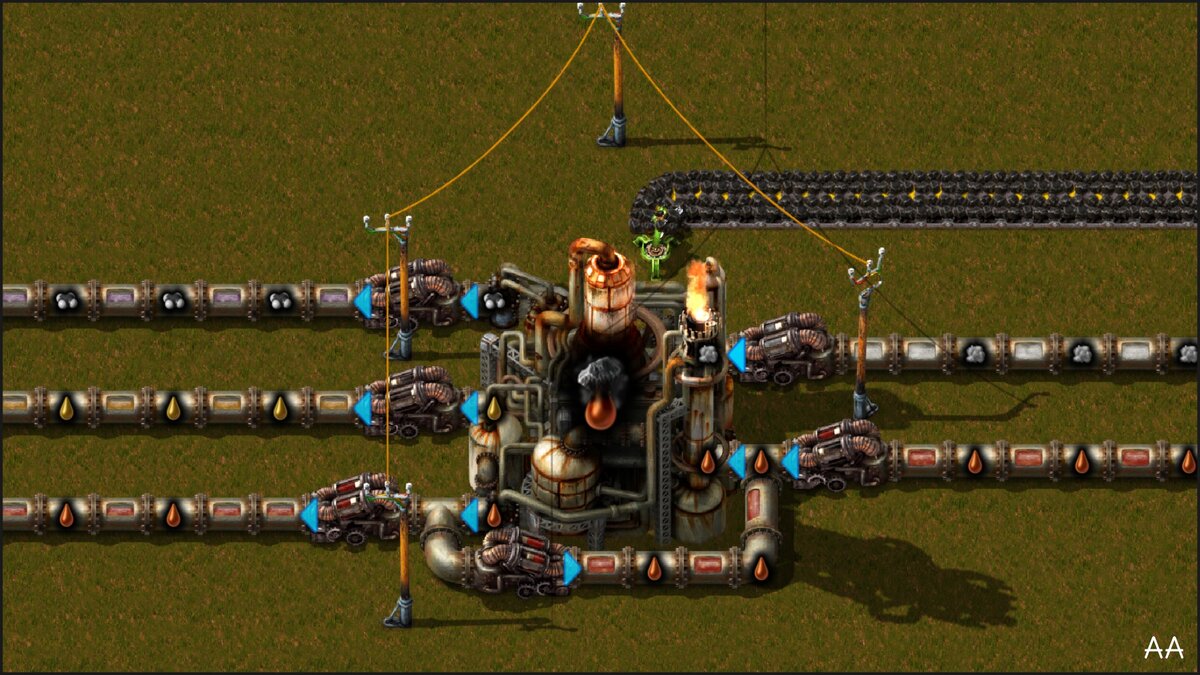 Сжижение угля в Factorio. | Формат АА | Дзен