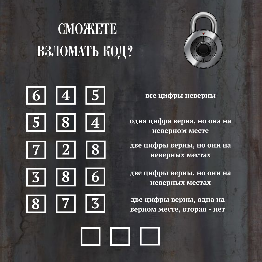 Сможете взломать сейф? Решите головоломку, чтобы узнать! | Ум и ...