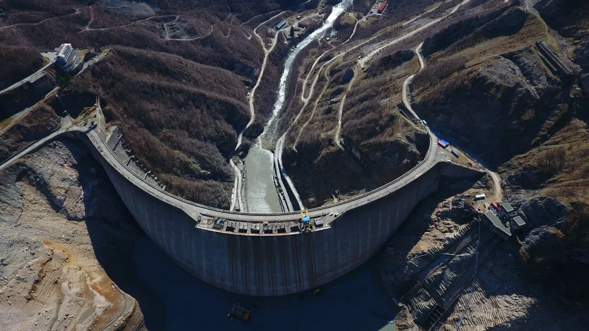 Плотина Ингури ГЭС © Government of Georgia