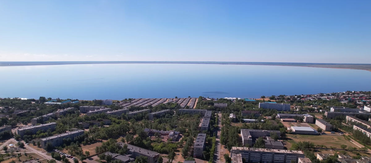 озеро Большое Яровое с высоты