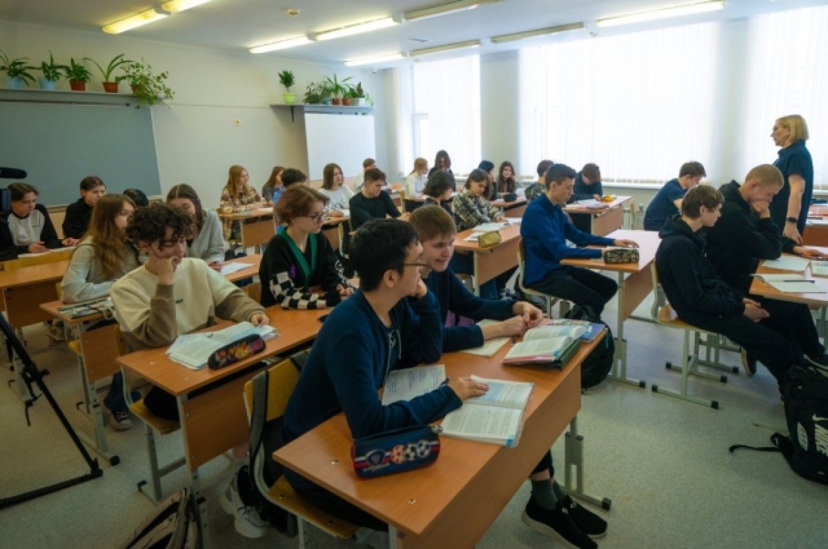    Ребята уже приступили к учёбе.