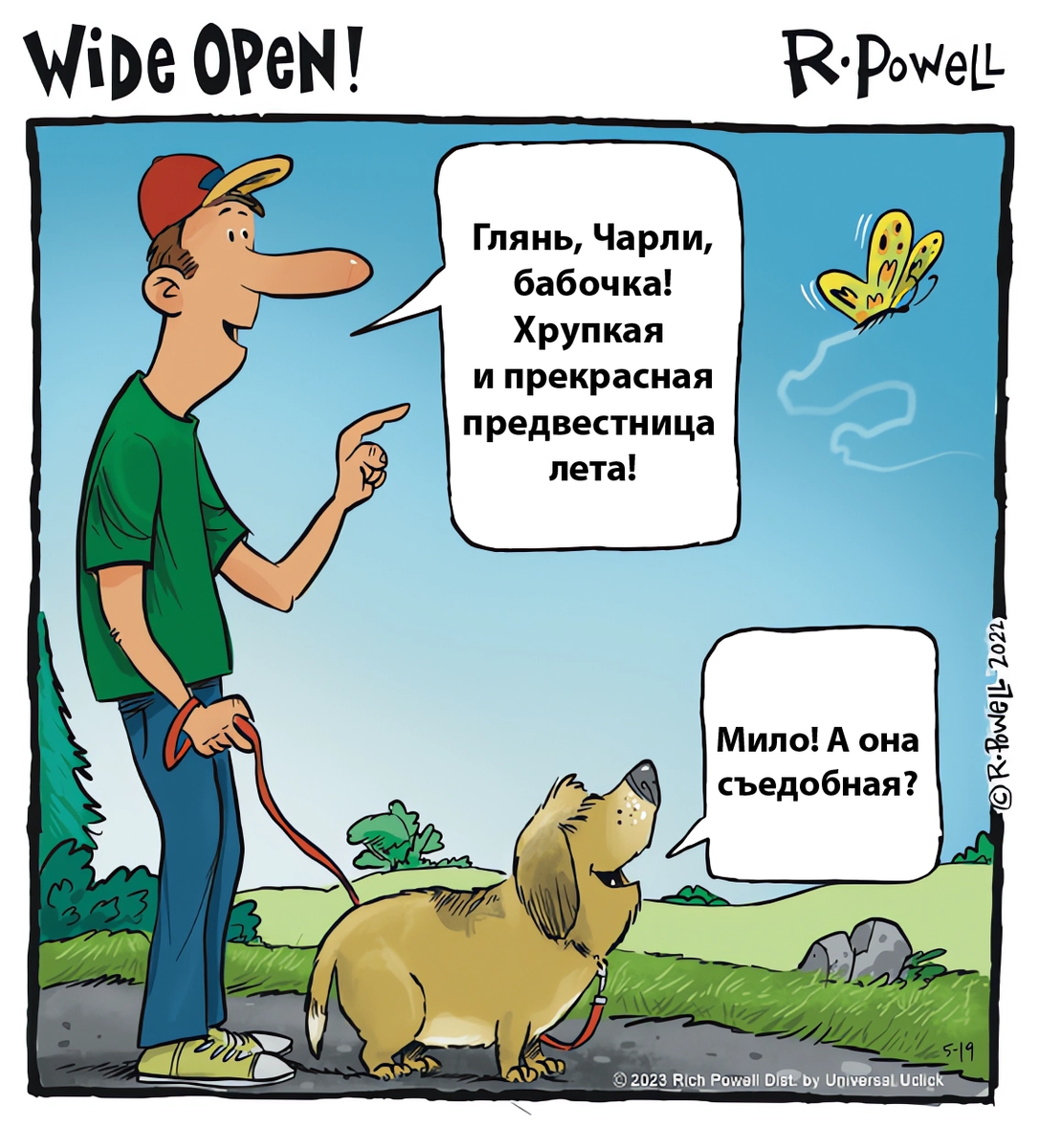 Разуй глаза. Смешной и абсурдный комикс карикатуриста Рича Пауэлла | Рисую  в 50 | Дзен