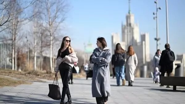 Аномальное апрельское тепло в Москве. Фото: Соцсети