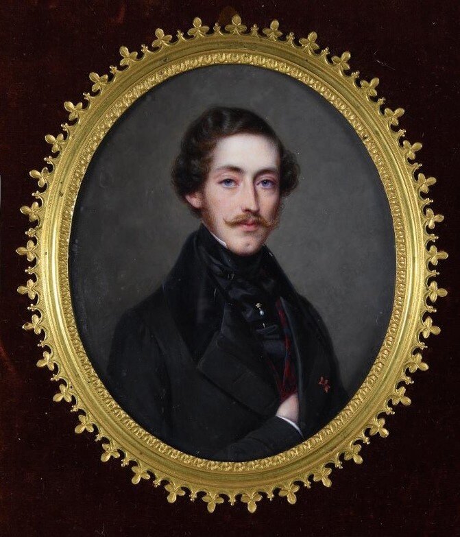 Портрет Владимира Ивановича Барятинского. 1840-е годы. Художник Зеферин Феликс Жан Мариус Бельяр 