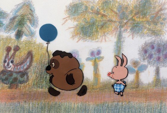    Кадр из мультфильма «Винни-Пух» (киностудия «Союзмультфильм», режиссер Федор Хитрук, 1969 год)