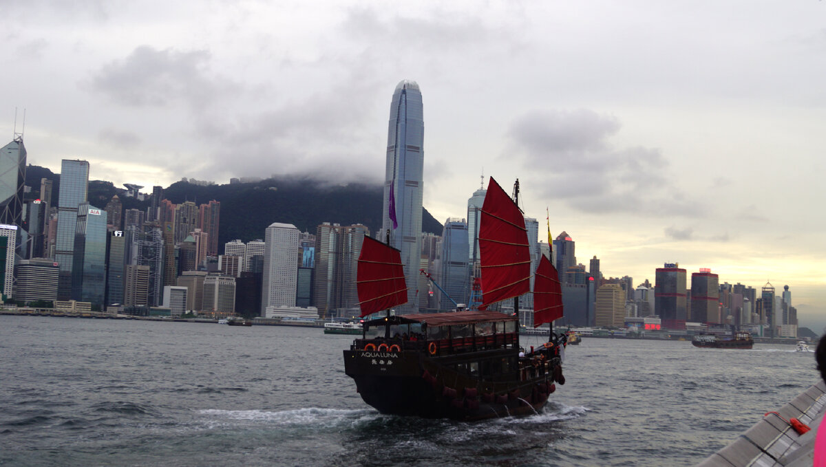 Аыле паруса по-китайски – смотрятся сказочно (фото автора)