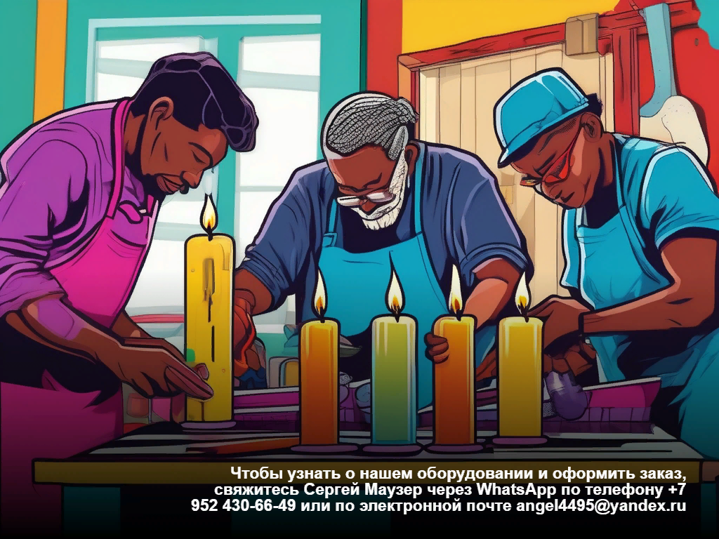 🕯🌿 Благодарю вас за такие вдохновляющие слова о магии свечей и творчестве! В мире рукоделия и создания уникальных свечей действительно есть особая атмосфера, способная приносить умиротворение и радость. 
Свечная мастерская Маузера готова помочь вам воплотить ваши идеи в жизнь и создать свечи, которые будут не только красивым украшением, но и заполнены теплом вашей души. Наше оборудование и мастер-классы позволят вам раскрыть ваш творческий потенциал и насладиться процессом создания.

Не упустите возможность стать частью увлекательного мира свечей с помощью нашей мастерской. Посетите наш веб-сайт, изучите ассортимент и начните ваш творческий путь прямо сейчас. 🌟🌿

Если у вас возникнут вопросы или вам понадобится консультация, не стесняйтесь обращаться к нам. Мы готовы помочь вам в каждом шаге создания свечей, которые станут особенным акцентом в вашей жизни или бизнесе. Доверьтесь профессионалам и воплотите свои свечные мечты вместе с нами! 🌸🕯✨

📞 Для связи:
Сергей Маузер
WhatsApp: +7 952 430-66-49
Эл. почта: angel4495@yandex.ru

#Свечи #Рукоделие #СвечнаяМастерская #Творчество #СвечиРучнойРаботы #СвечиМосква #СвечиРоссия #СвечиИнтерьер #СвечиПодарок #СвечиУкрашение #СвечиМагазин #СвечиОпт #СвечиМелочи #СвечиДекор ✨🌸🌿