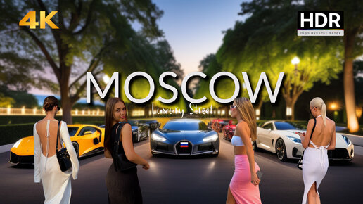 🔥 Богатая молодежь Москвы: Роскошная уличная жизнь с красивыми девушками и Российскими спортивными тачками!