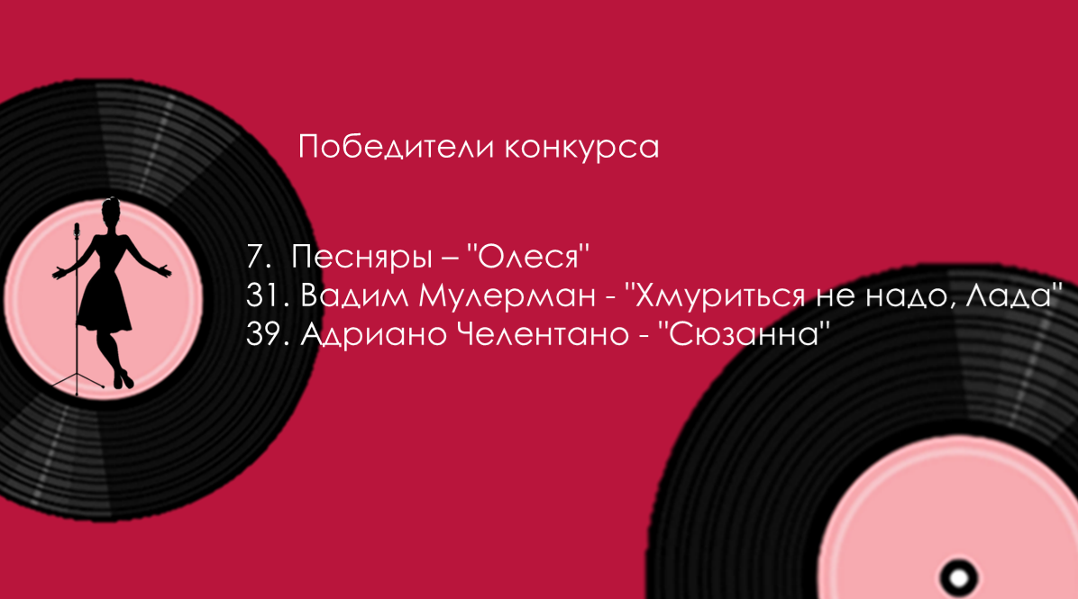 Какие произведения победили в конкурсе «Песни с женскими именами» |  Светлана Дьяконова | Дзен