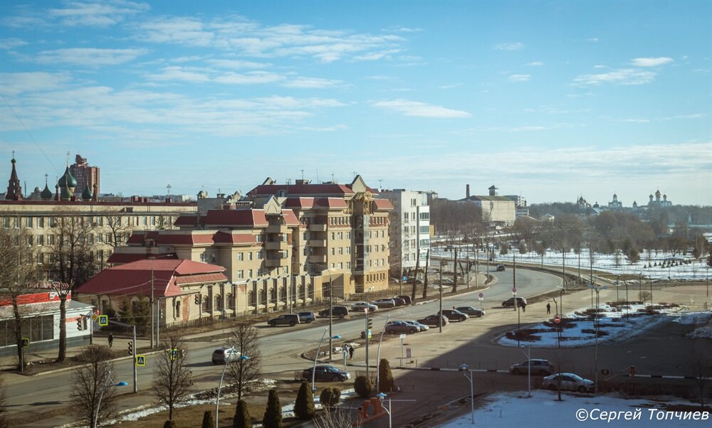 Виды из окна гостиницы в Ярославле