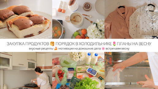 ЗАКУПКА ПРОДУКТОВ / ПОРЯДОК В ХОЛОДИЛЬНИКЕ / ВКУСНЫЙ ПИРОГ