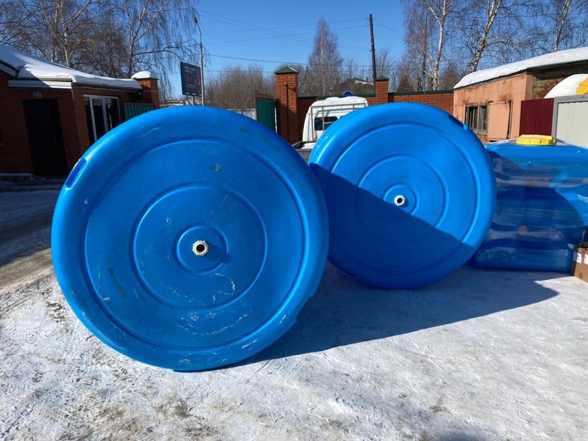 Установка фитинга на дно ёмкости