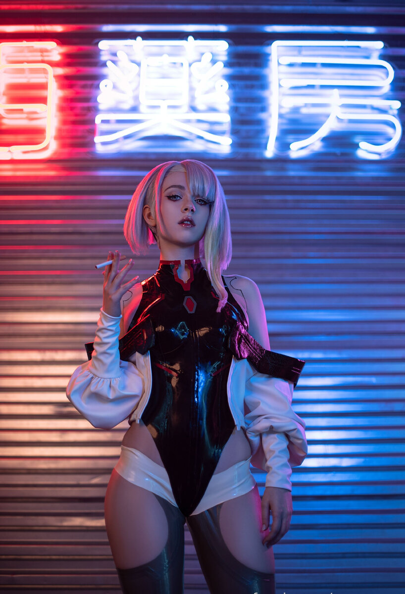 Люси из Cyberpunk: Edgerunners.