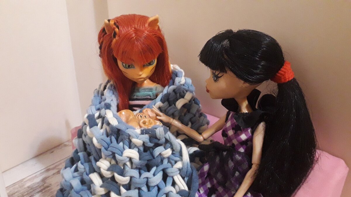 Сначала заболела Сана, потом заразились Оливка и Пятачок.