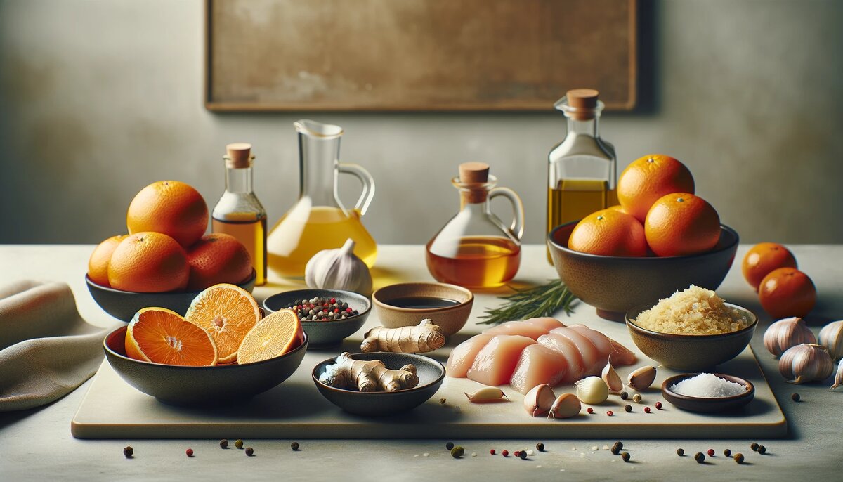 Курица в апельсиновом соусе