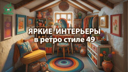 Яркий интерьер квартир и домов фото идеи ретро стиль ❣️ часть 49 ❣️ Вдохновляйтесь дизайном в ярких цветах радости и восторга 🤩