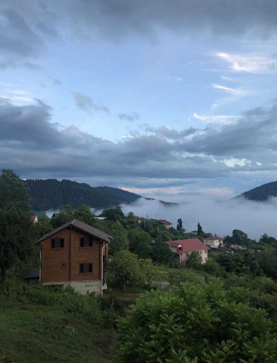 Вид с нашей террасы 