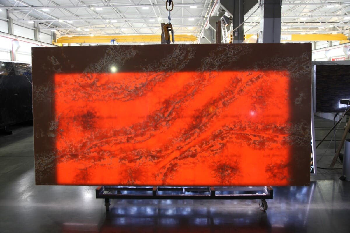 Светопроницаемость слэба. Арт. Ambra EQPM 027