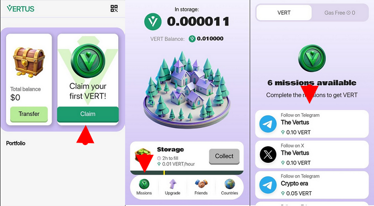 Подробная инструкция. Как начать майнить на Vertus https://dzen.ru/a/ZgxjXBx6FBJyn3Wk