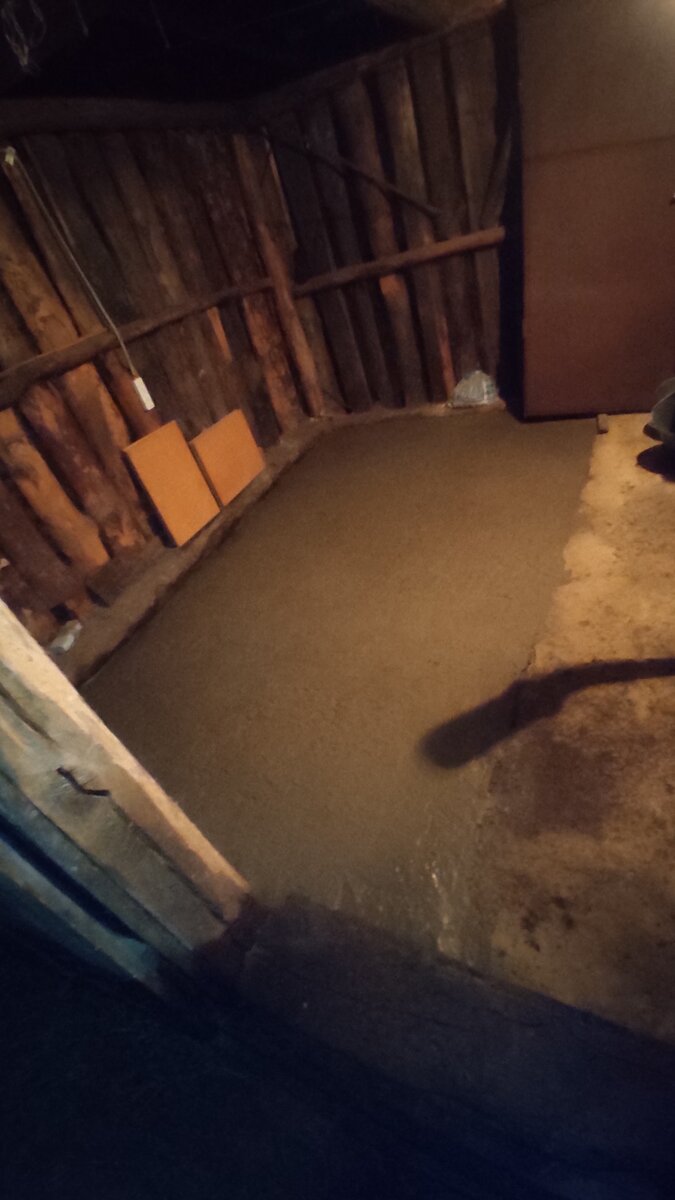 Заливка сторой стороны тоже заняла весь день