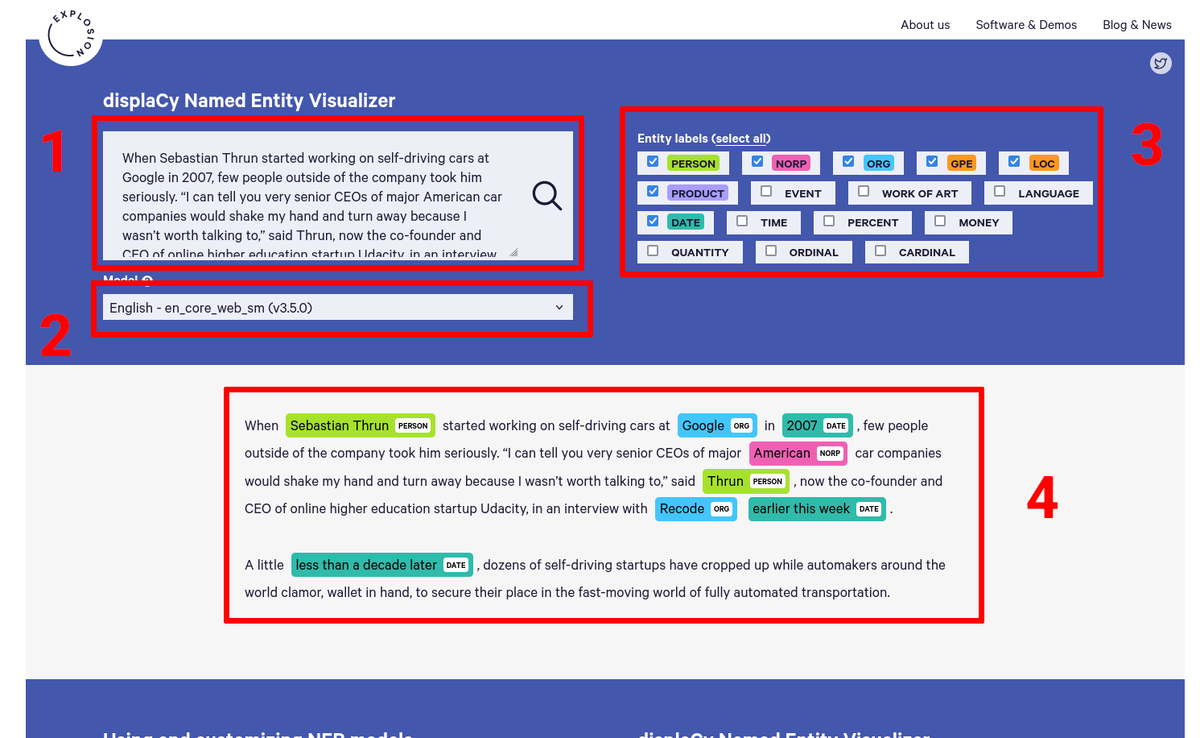 Главная страница сервиса