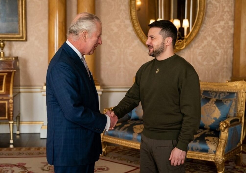    Встреча Зеленского с Карлом III
