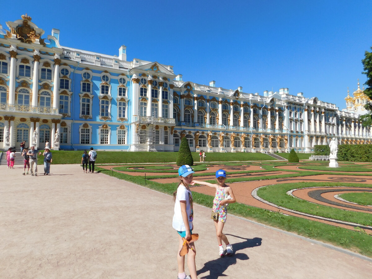 Екатерининский дворец в Царском Селе. Фото автора.